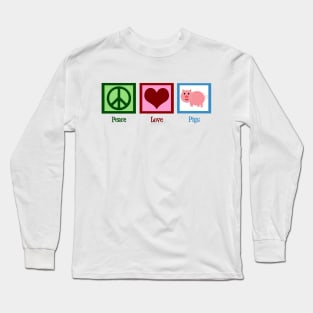 Peace Love Pigs Long Sleeve T-Shirt